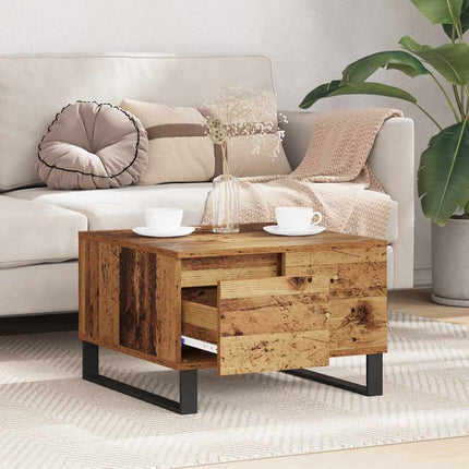 Kaffeebord Gammalt trä 55 x 55 x 36,5 cm Konstruerat trä