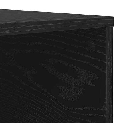 Kaffeebord Svart Ek 80 x 80 x 36,5 cm Konstruerat trä
