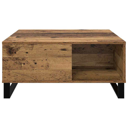 Kaffeebord Gammalt trä 80 x 80 x 36,5 cm Konstruerat trä