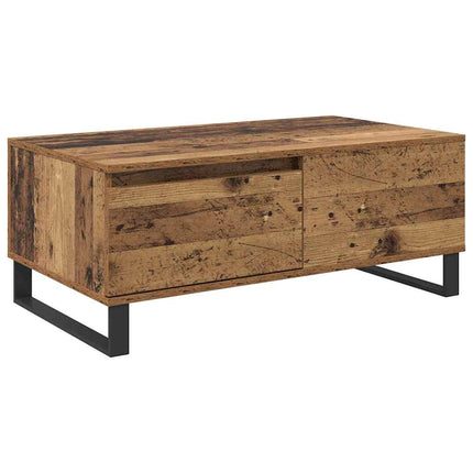 Kaffeebord Gammalt trä 90 x 50 x 36,5 cm Konstruerat trä