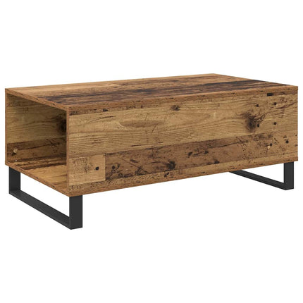 Kaffeebord Gammalt trä 90 x 50 x 36,5 cm Konstruerat trä