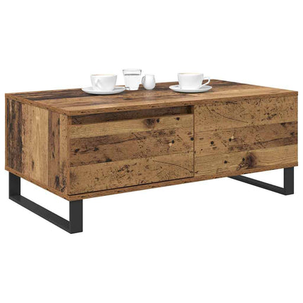 Kaffeebord Gammalt trä 90 x 50 x 36,5 cm Konstruerat trä