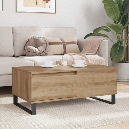 Kaffeebord Artisan Ek 90 x 50 x 36,5 cm Konstruerat trä