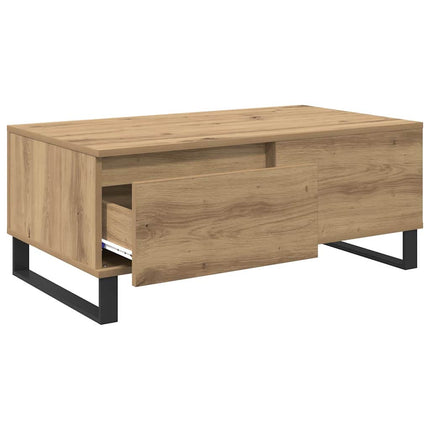 Kaffeebord Artisan Ek 90 x 50 x 36,5 cm Konstruerat trä