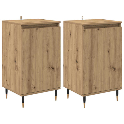 Sideboard 2 st Artisan Ek 40 x 35 x 70 cm
