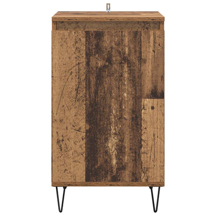 Sideboard Gammalt trä 40 x 35 x 70 cm Konstruerat trä