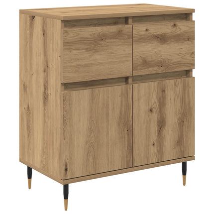 Sideboard Artisan Ek 60 x 35 x 70 cm Konstruerat trä och järn