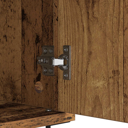 Sideboard Gammalt trä 60 x 35 x 70 cm Konstruerat trä och järn