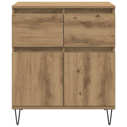 Sideboard Artisan Ek 60 x 35 x 70 cm Konstruerat trä och järn