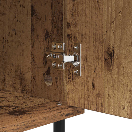 Sideboard Gammalt trä 40 x 35 x 70 cm Konstruerat trä och järn