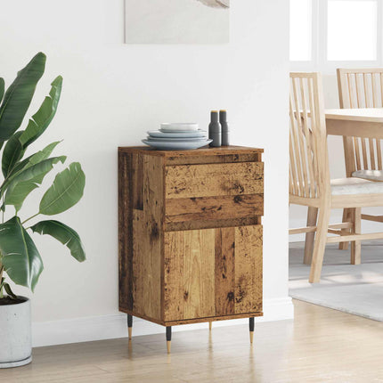 Sideboard Gammalt trä 40 x 35 x 70 cm Konstruerat trä och järn