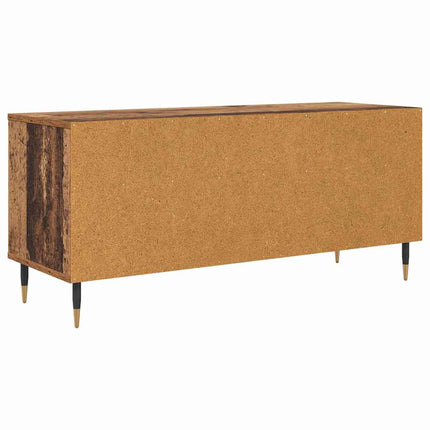 TV-skåp med låda Gammalt trä 100 x 34,5 x 44,5 cm