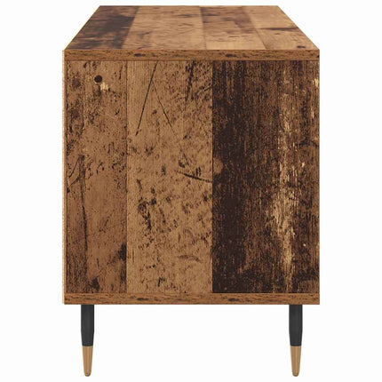 TV-skåp med låda Gammalt trä 100 x 34,5 x 44,5 cm