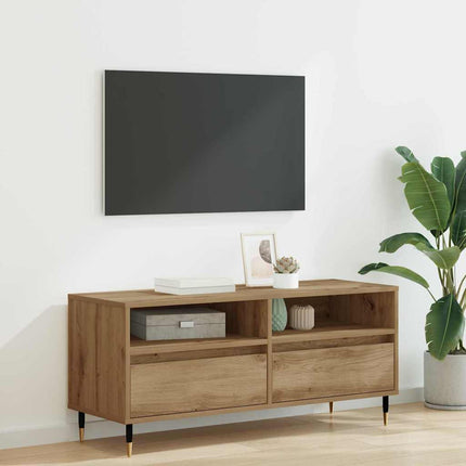 TV-skåp med låda Artisan Ek 100 x 34,5 x 44,5 cm