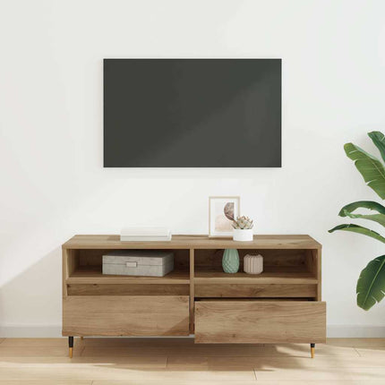TV-skåp med låda Artisan Ek 100 x 34,5 x 44,5 cm