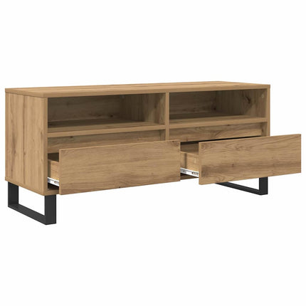 TV-skåp med låda Artisan Ek 100 x 34,5 x 44,5 cm