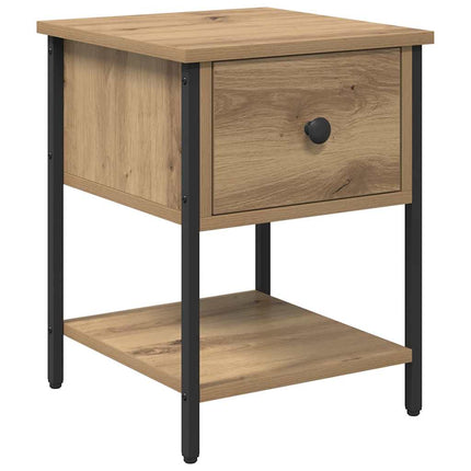 Sängbord 2 pcs Artisan Ek 34 x 35,5 x 45 cm Konstruerat trä