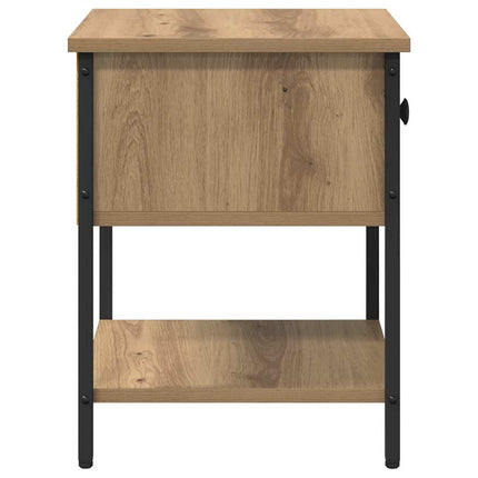 Sängbord 2 pcs Artisan Ek 34 x 35,5 x 45 cm Konstruerat trä