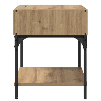 Sängbord Artisan Ek 40 x 40 x 50 cm Konstruerat trä