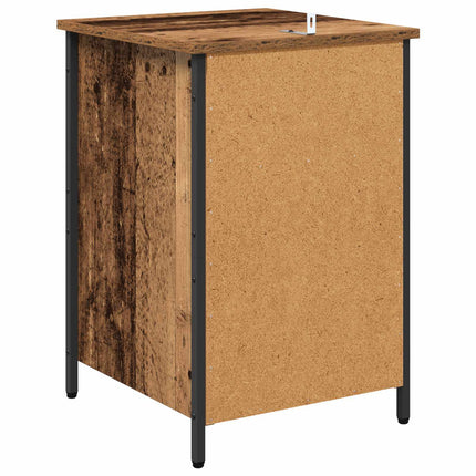 Nattduksbord Gammalt trä 40 x 42 x 60 cm Konstruerat trä