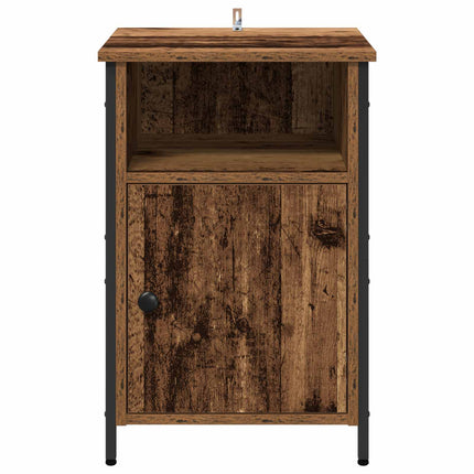 Nattduksbord 2 pcs Gammalt trä 40 x 42 x 60 cm Konstruerat trä