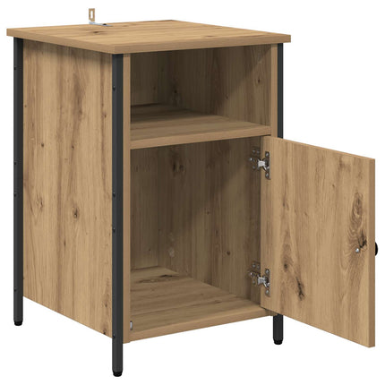 Nattduksbord 2 pcs Artisan Ek 40 x 42 x 60 cm Konstruerat trä