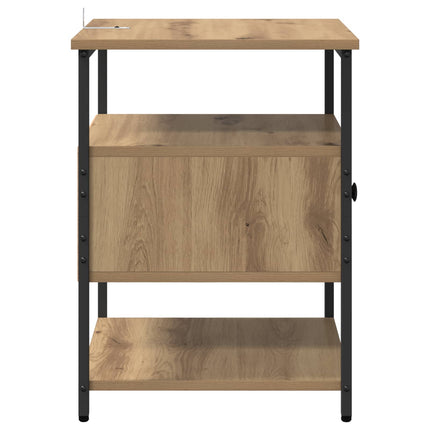 Nattduksbord 2 pcs Artisan Ek 40 x 42 x 56 cm Konstruerat trä