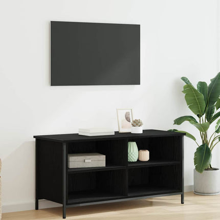 TV-skåp Svart Ek 100 x 40 x 50 cm Konstruerat trä