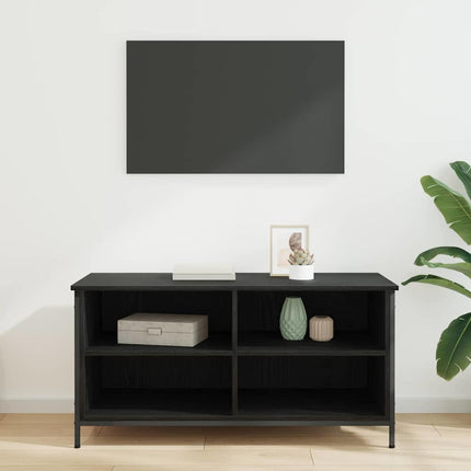 TV-skåp Svart Ek 100 x 40 x 50 cm Konstruerat trä