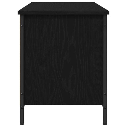 TV-skåp Svart Ek 100 x 40 x 50 cm Konstruerat trä