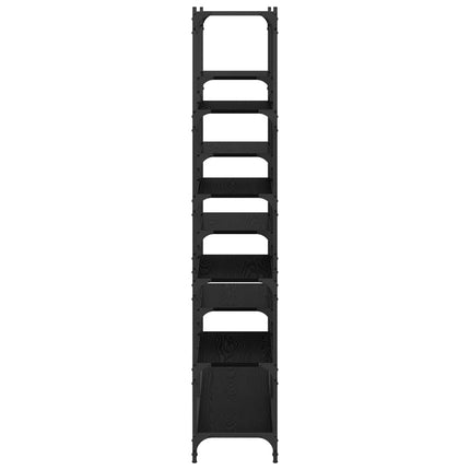 Hyllsystem Svart ek 100 x 32 x 170 cm Konstruerat trä