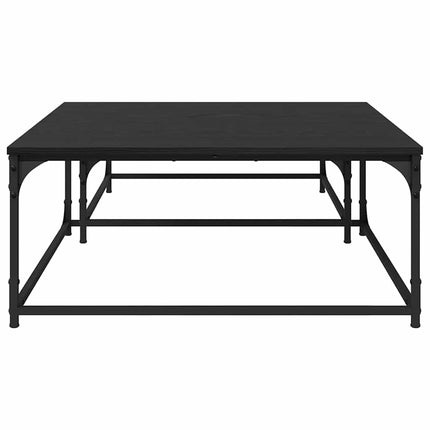 Kaffeebord 2 pcs Svart Ek Konstruerat trä