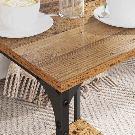 Kaffeebord Gammalt trä 40 x 40 x 55 cm Konstruerat trä