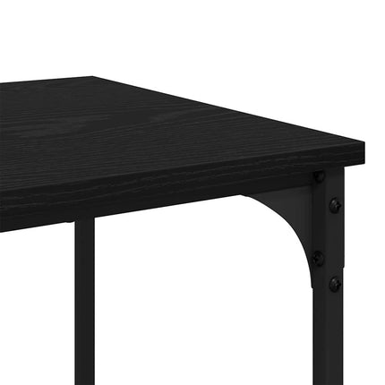 Kaffeebord Svart Ek 40 x 40 x 55 cm Konstruerat trä