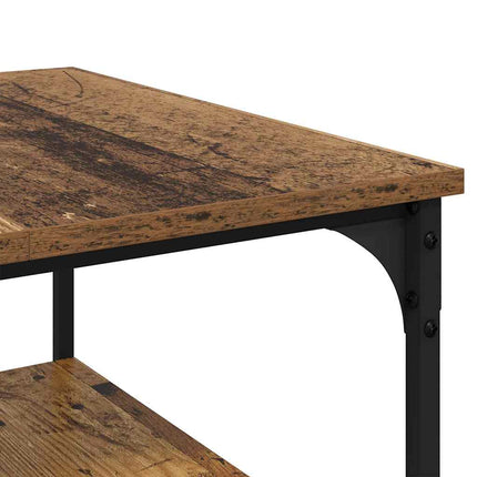 Kaffeebord Gammalt trä 55 x 55 x 40 cm Konstruerat trä
