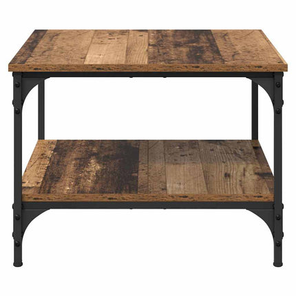 Kaffeebord Gammalt trä 55 x 55 x 40 cm Konstruerat trä