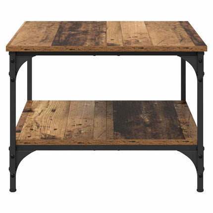 Kaffeebord Gammalt trä 55 x 55 x 40 cm Konstruerat trä