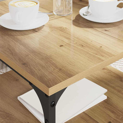 Kaffeebord Artisan Ek 55 x 55 x 40 cm Konstruerat trä