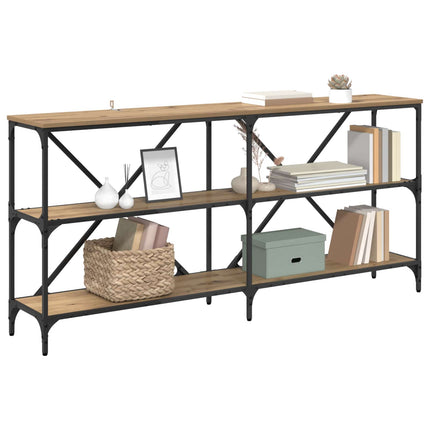 Konsolbord Artisan Ek 160 x 30 x 75 cm Konstruerat trä