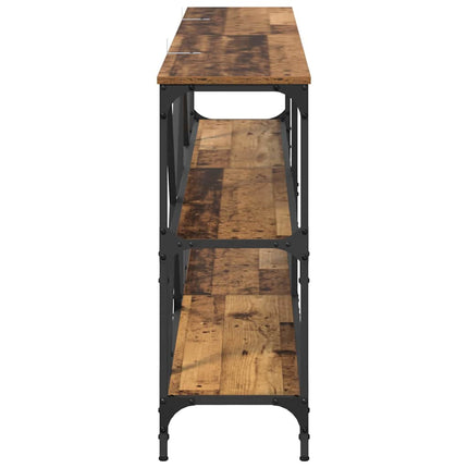 Konsolbord Gammalt trä 180 x 30 x 75 cm Konstruerat trä