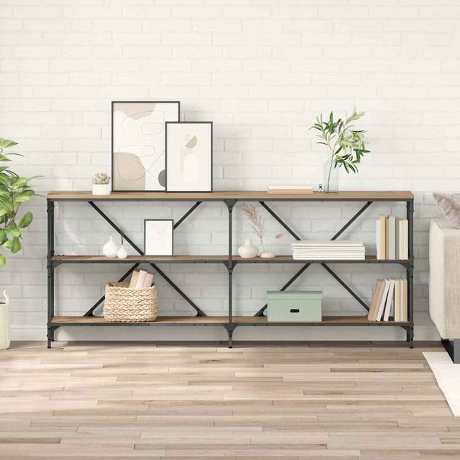 Konsolbord Artisan Ek 180 x 30 x 75 cm Konstruerat trä