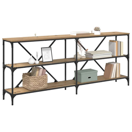 Konsolbord Artisan Ek 180 x 30 x 75 cm Konstruerat trä
