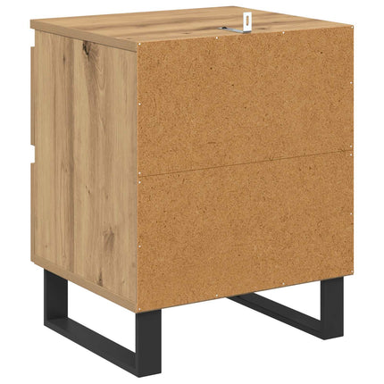 Nattduksbord 2 pcs Artisan Ek 40 x 35 x 50 cm Konstruerat trä