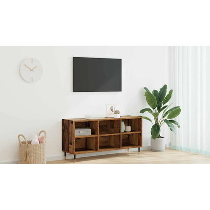 TV-skåp 103,5 x 30 x 50 cm Gammalt trä Konstruerat trä