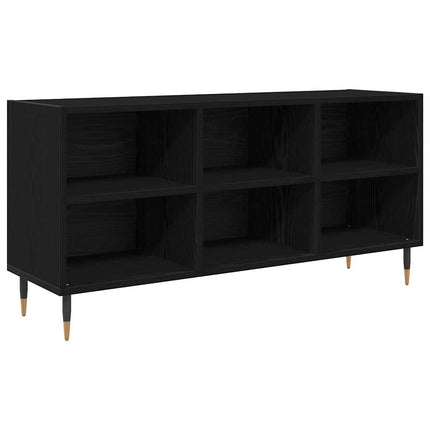 TV-skåp Svart Ek 103,5 x 30 x 50 cm Konstruerat trä