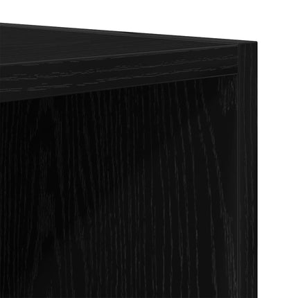 TV-skåp Svart Ek 103,5 x 30 x 50 cm Konstruerat trä