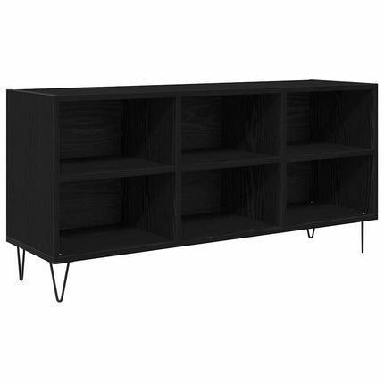 TV-skåp Svart Ek 103,5 x 30 x 50 cm Konstruerat trä