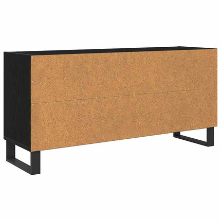 TV-skåp Svart Ek 103,5 x 30 x 50 cm Konstruerat trä