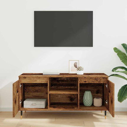 TV-skåp Gammalt trä 104 x 35 x 50 cm Konstruerat trä