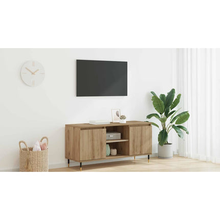 TV-skåp 104 x 35 x 50 cm Artisan Ek Konstruerat trä